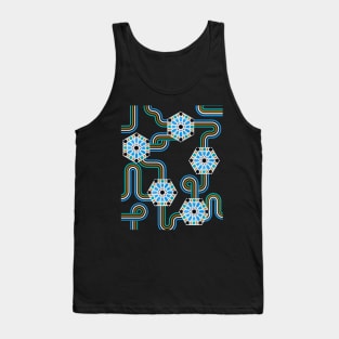 Mozaic Maze - Hexa Flora Tank Top